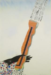 Benny Andrews - Freedom Of The Press (Study #2)