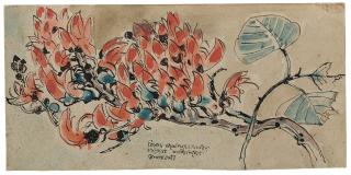 Benode Behari Mukherjee - Untitled (Palash Flowers)