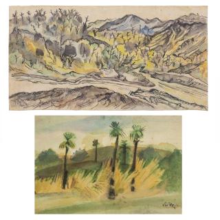 Benodebehari Mukherjee - Landscape; Birbhum Landscape