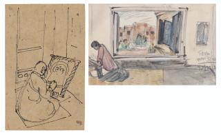 Benodebehari Mukherjee - Nepalese Painter; Untitled