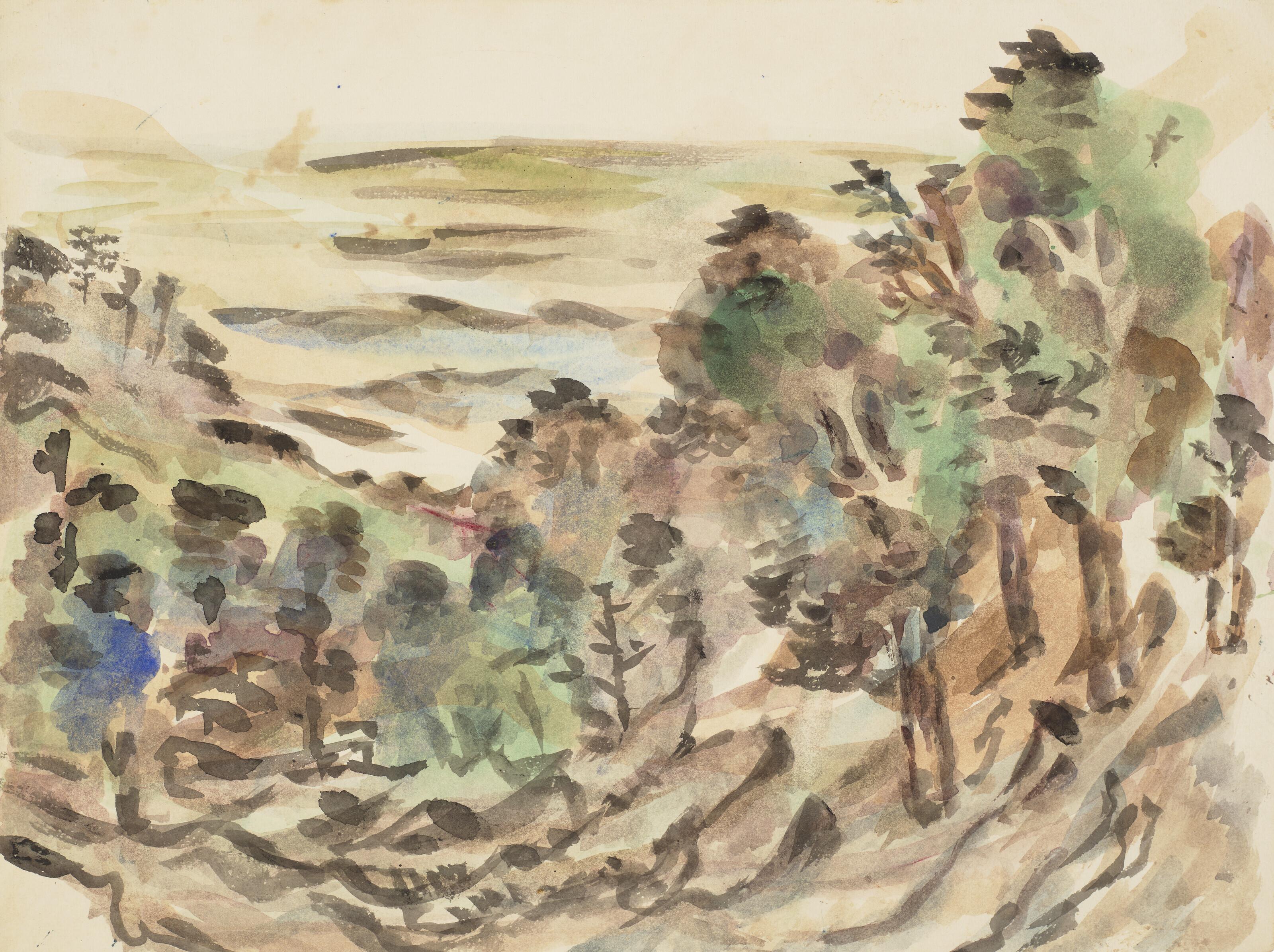 Benodebehari Mukherjee - Untitled (Mussoorie)