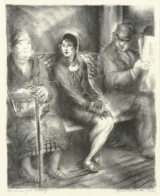 Benton M. Spruance - Madonna of the Subway (Fine & Looney 13)