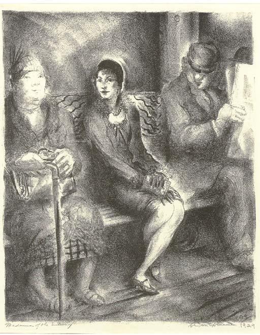 Benton M. Spruance - Madonna of the Subway (Fine & Looney 13)