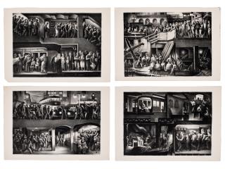 Benton M. Spruance - The People Work - Morning, Noon, Evening, Night