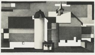 Benton Spruance - American Pattern - Barn (Fine & Looney 184)