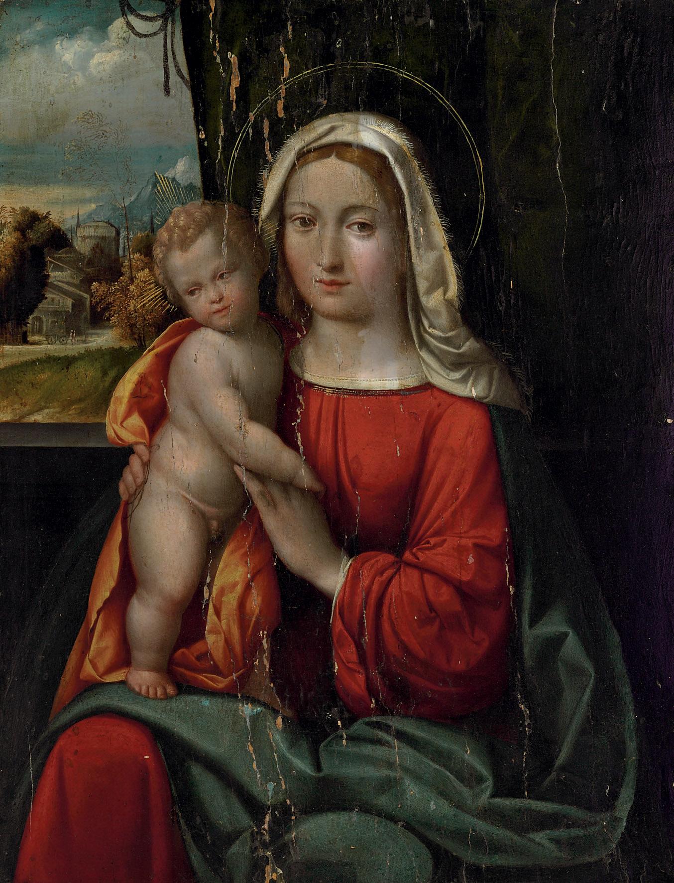 Benvenuto Tisi - The Madonna and Child