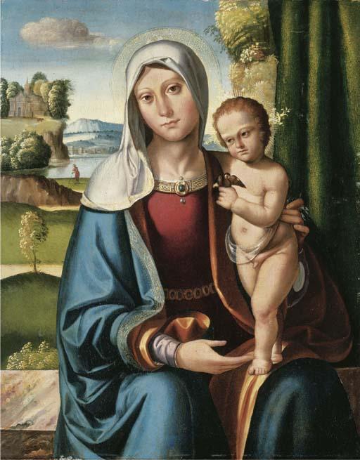Benvenuto Tisi - The Madonna and Child
