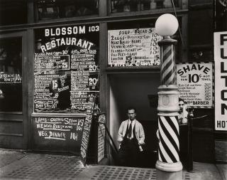 Berenice Abbott - Blossom Restaurant, New York