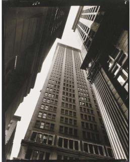 Berenice Abbott - Canyon, Broadway And Exchange Place, Manhattan, 1936