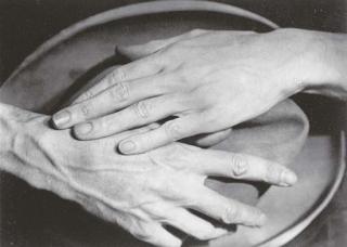 Berenice Abbott - Hands of Cocteau; Peggy Guggenheim