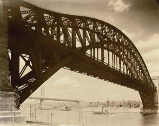 Berenice Abbott - Hellgate Bridge, 1937