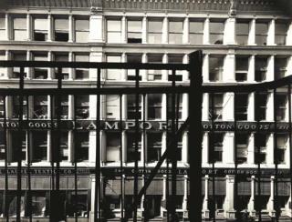 Berenice Abbott - Lamport Export Company, 507 Broadway, 1935