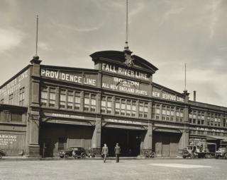 Berenice Abbott - Pier 14, North River from West and Fulton Streets, March, 1938