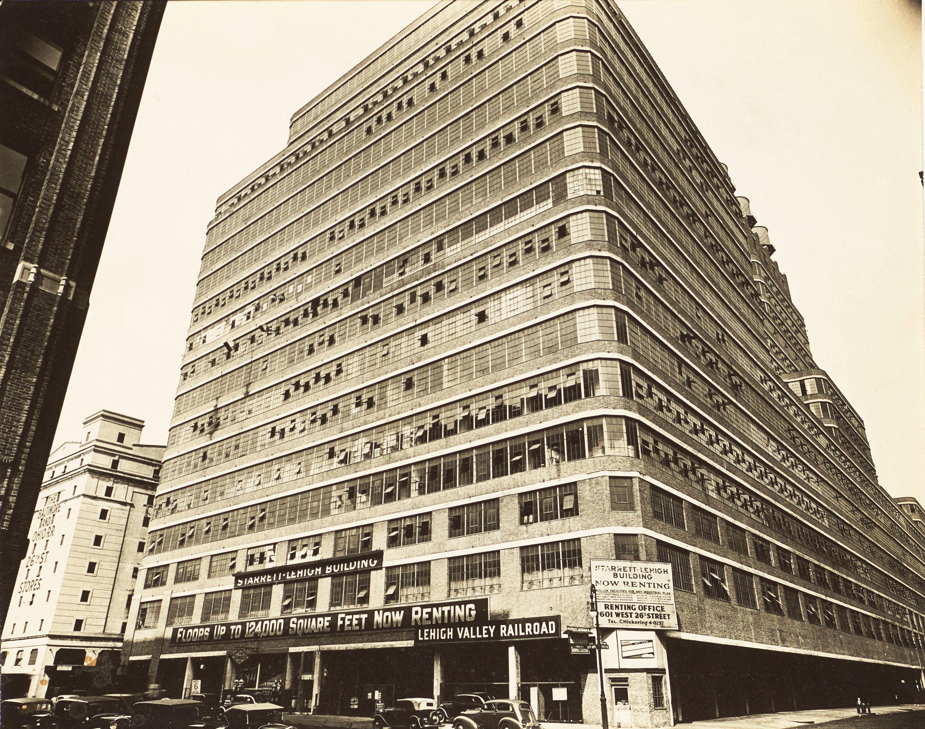 Berenice Abbott - Starrett-Lehigh Building, 601 West 26th Street, Manhattan, July 14, 1936