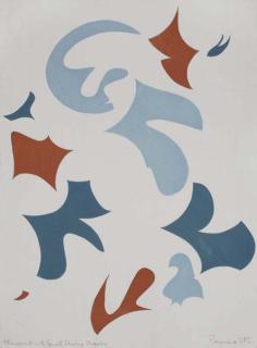 Berenice Sydney - Monoprint with Small Flying Shapes