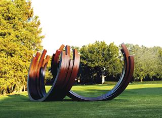 Bernar Venet - 217.5° Arc x 14