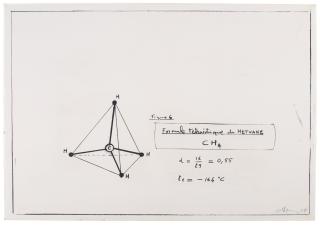 Bernar Venet - Figure 6, From 8 Drawings From 1966
