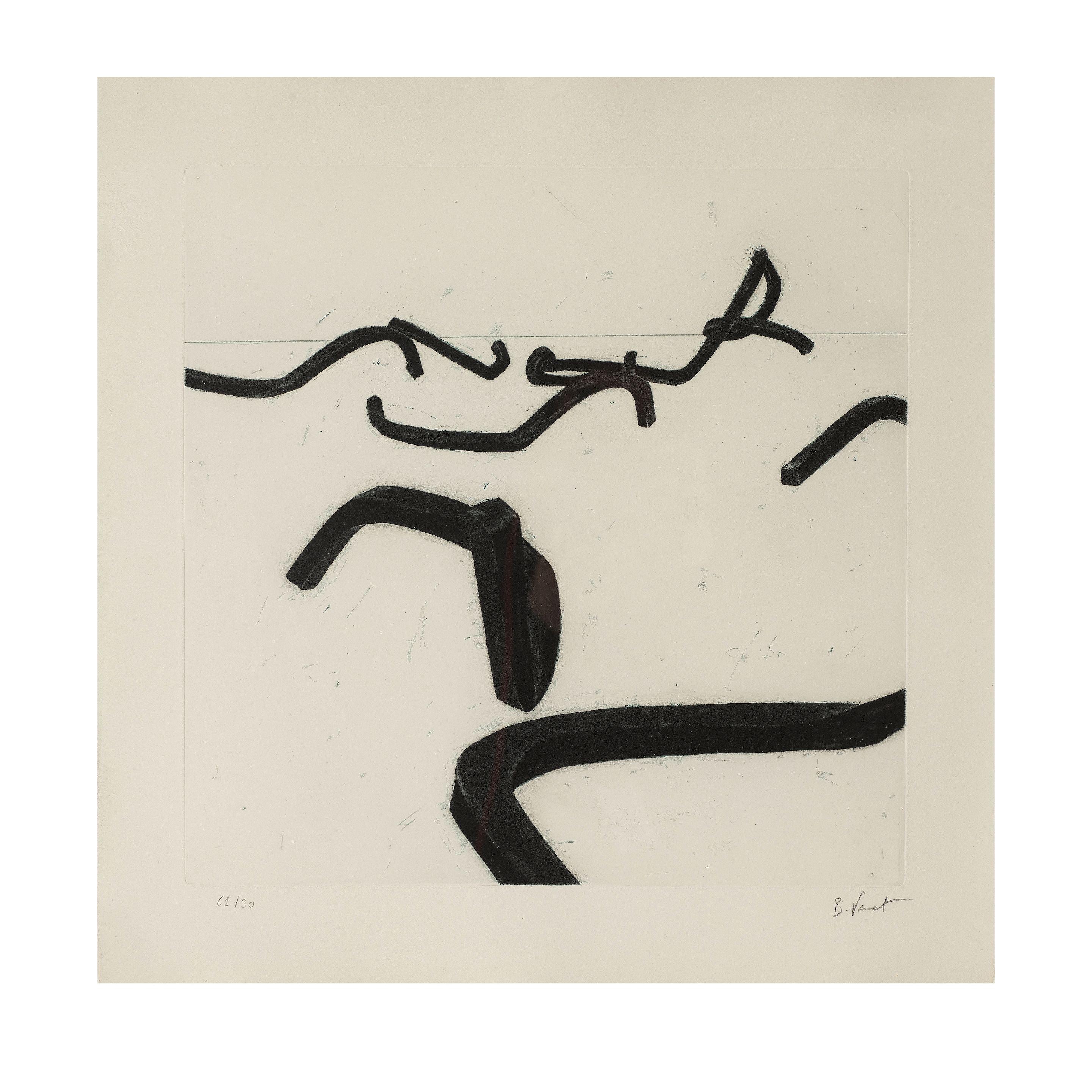 Bernar Venet - Lignes indéterminées 1, circa 1990
