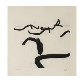 Bernar Venet - Lignes indéterminées 1, circa 1990