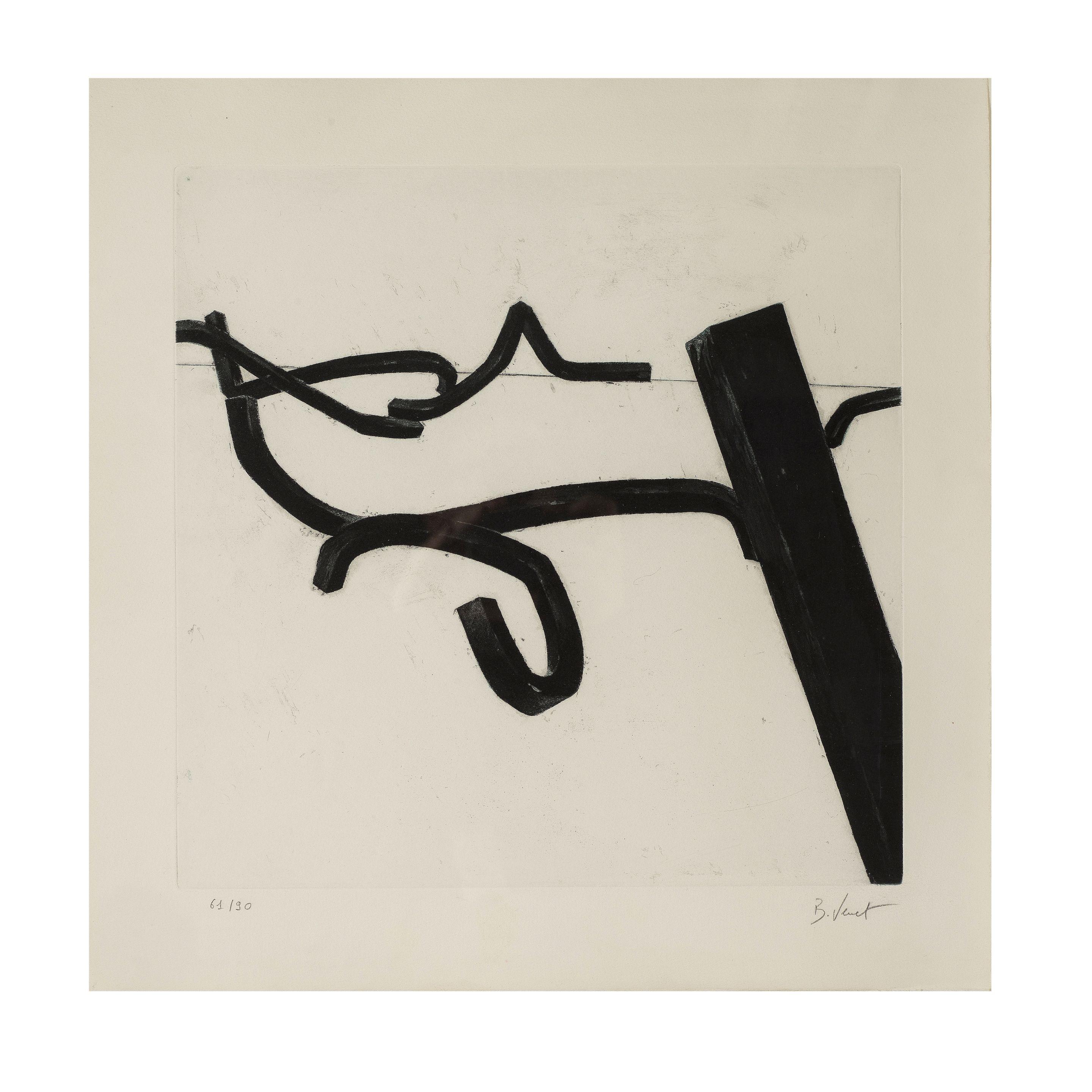 Bernar Venet - Lignes indéterminées 2, circa 1990