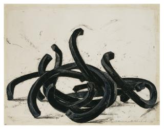 Bernar Venet - Lignes indéterminées Aléatoire