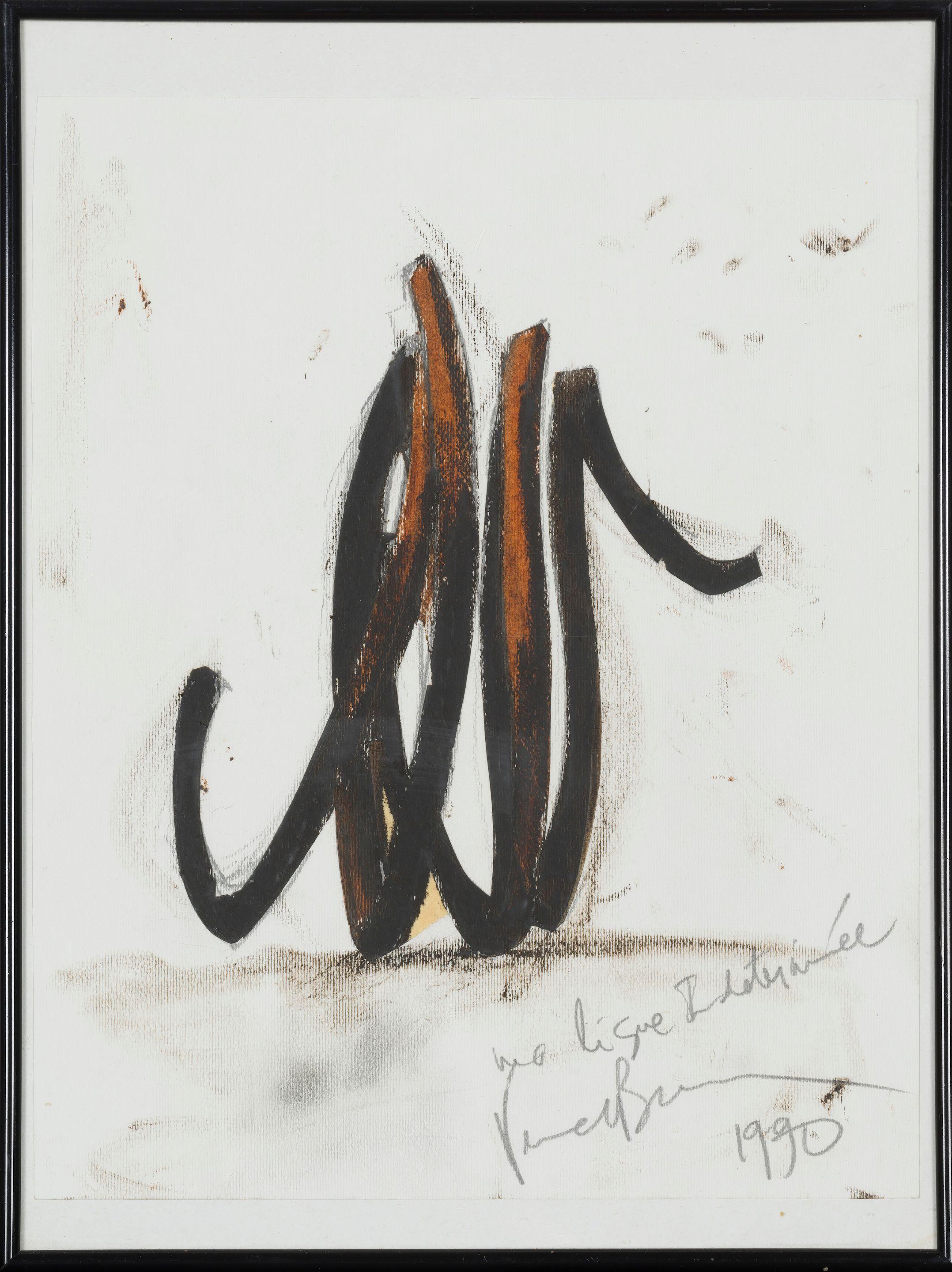 Bernar Venet - Ma ligne indéterminée