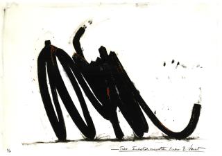 Bernar Venet - Two Indeterminate Lines