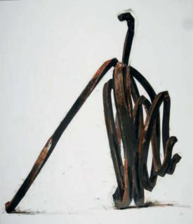 Bernar Venet - Two Undetermined Lines