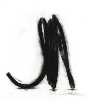 Bernar Venet - Untitled (Undetermined Line)