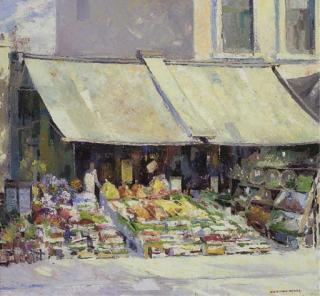Bernard Adams - Chelsea Fruit Shop