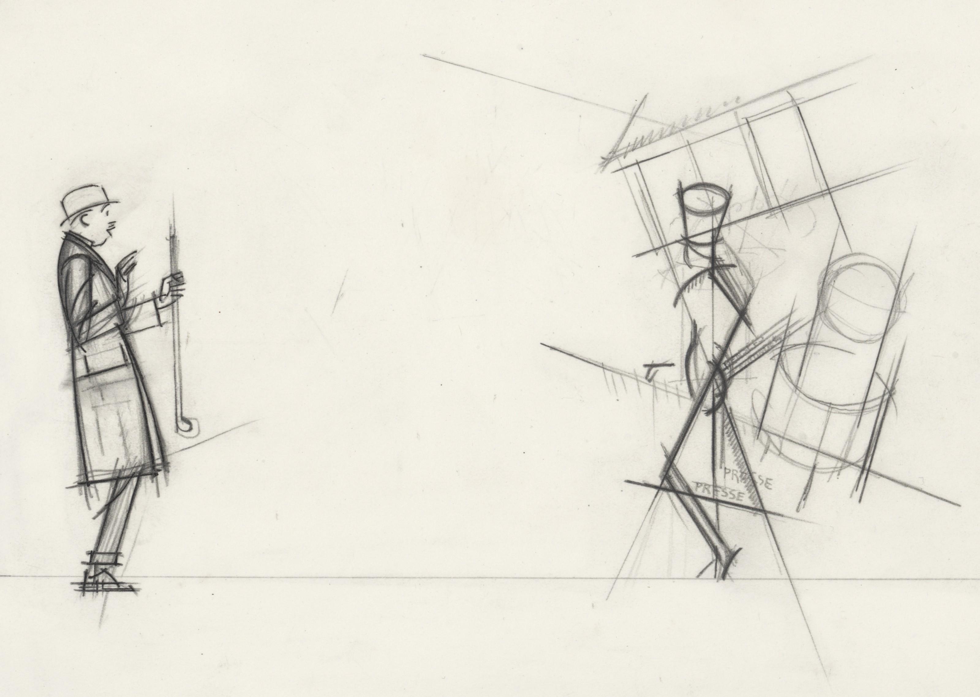 Bernard Boutet De Monvel - Absolute painting: Luc surprised by a painting by Jean Metzinger; Luc in front of a painting by Jean Metzinger; Luc resolved to change his life