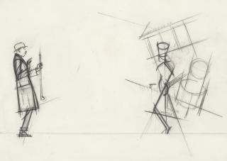 Bernard Boutet De Monvel - Absolute painting: Luc surprised by a painting by Jean Metzinger; Luc in front of a painting by Jean Metzinger; Luc resolved to change his life