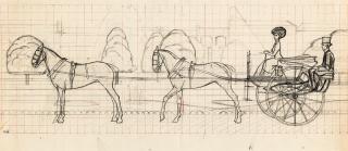 Bernard Boutet De Monvel - Etude De Calèche