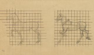 Bernard Boutet de Monvel - Etude de chevaux