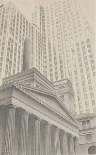 Bernard Boutet De Monvel - Federal Hall, New York