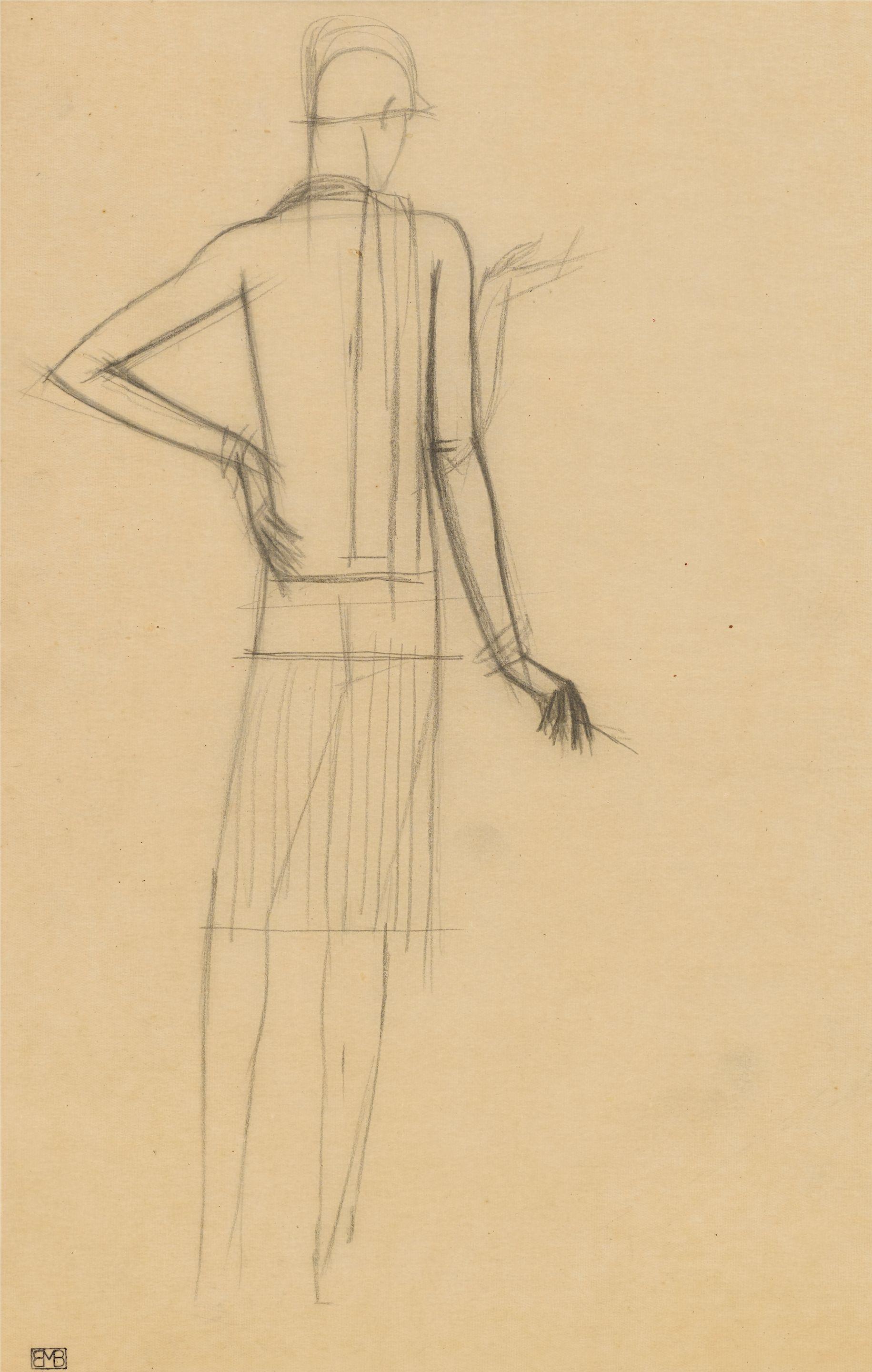 Bernard Boutet de Monvel - Femme de dos