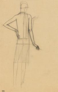 Bernard Boutet de Monvel - Femme de dos