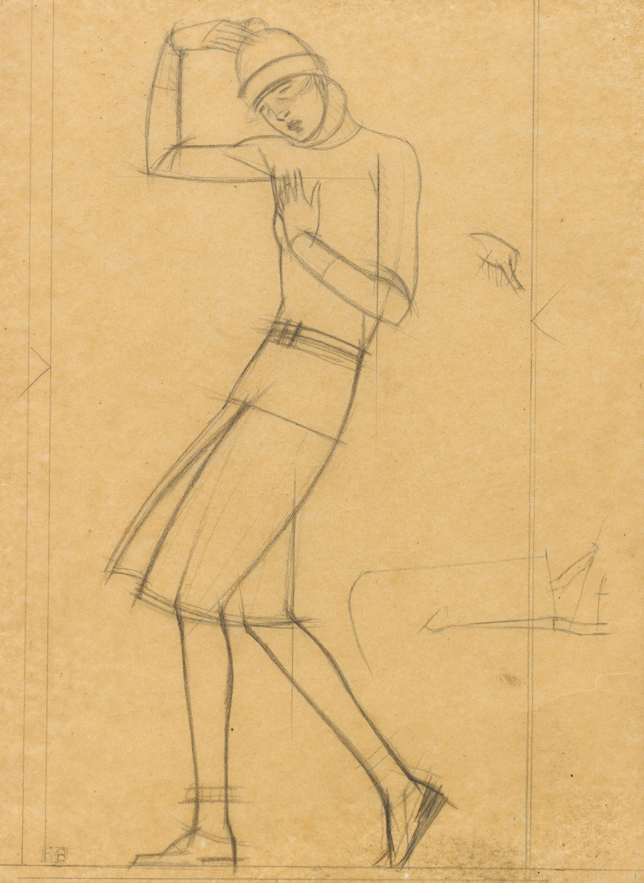 Bernard Boutet de Monvel - Femme face au vent