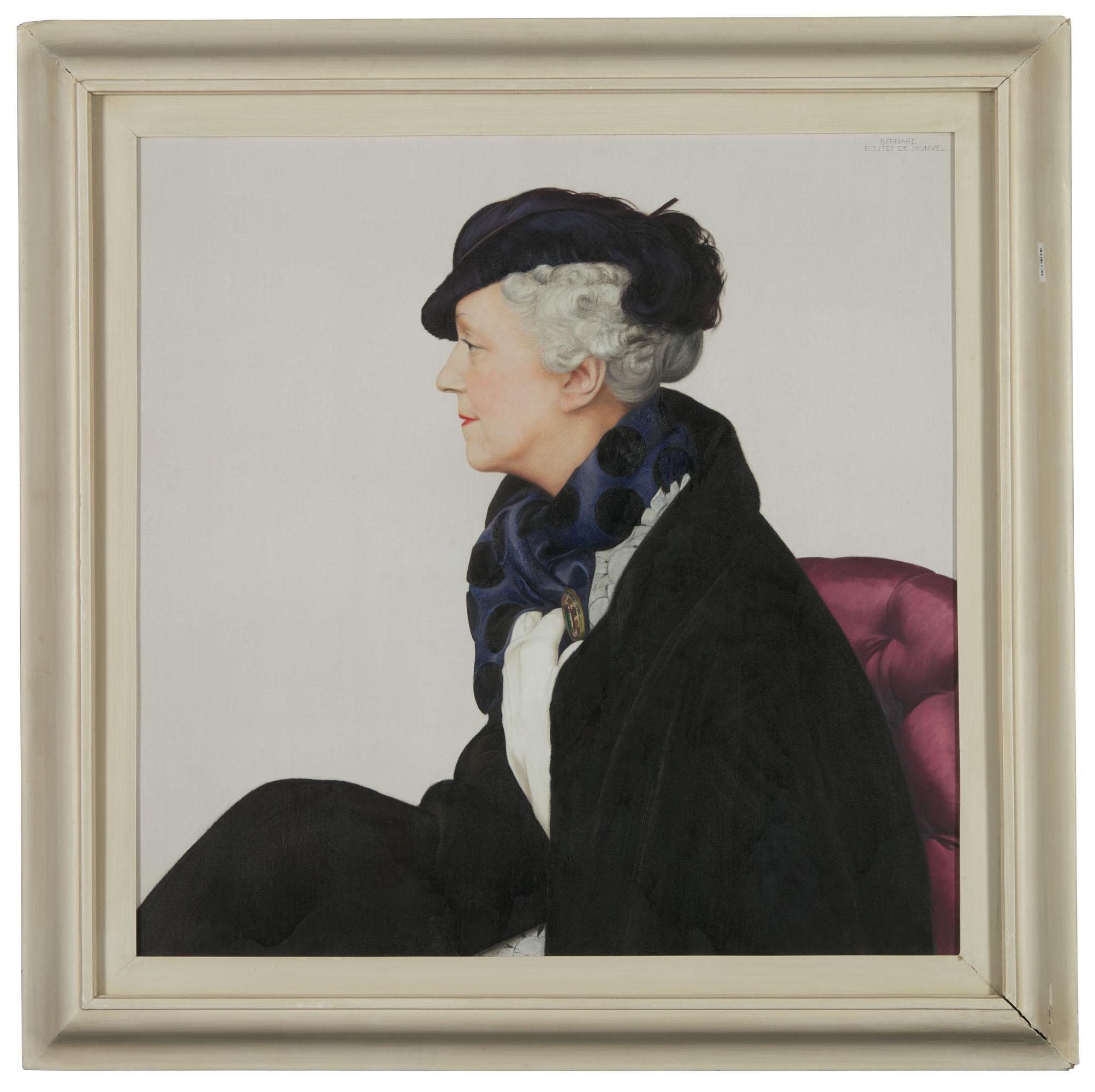 Bernard Boutet De Monvel - Portrait de Lady Mendl (1865-1950), née Ella de Wolfe, dite \