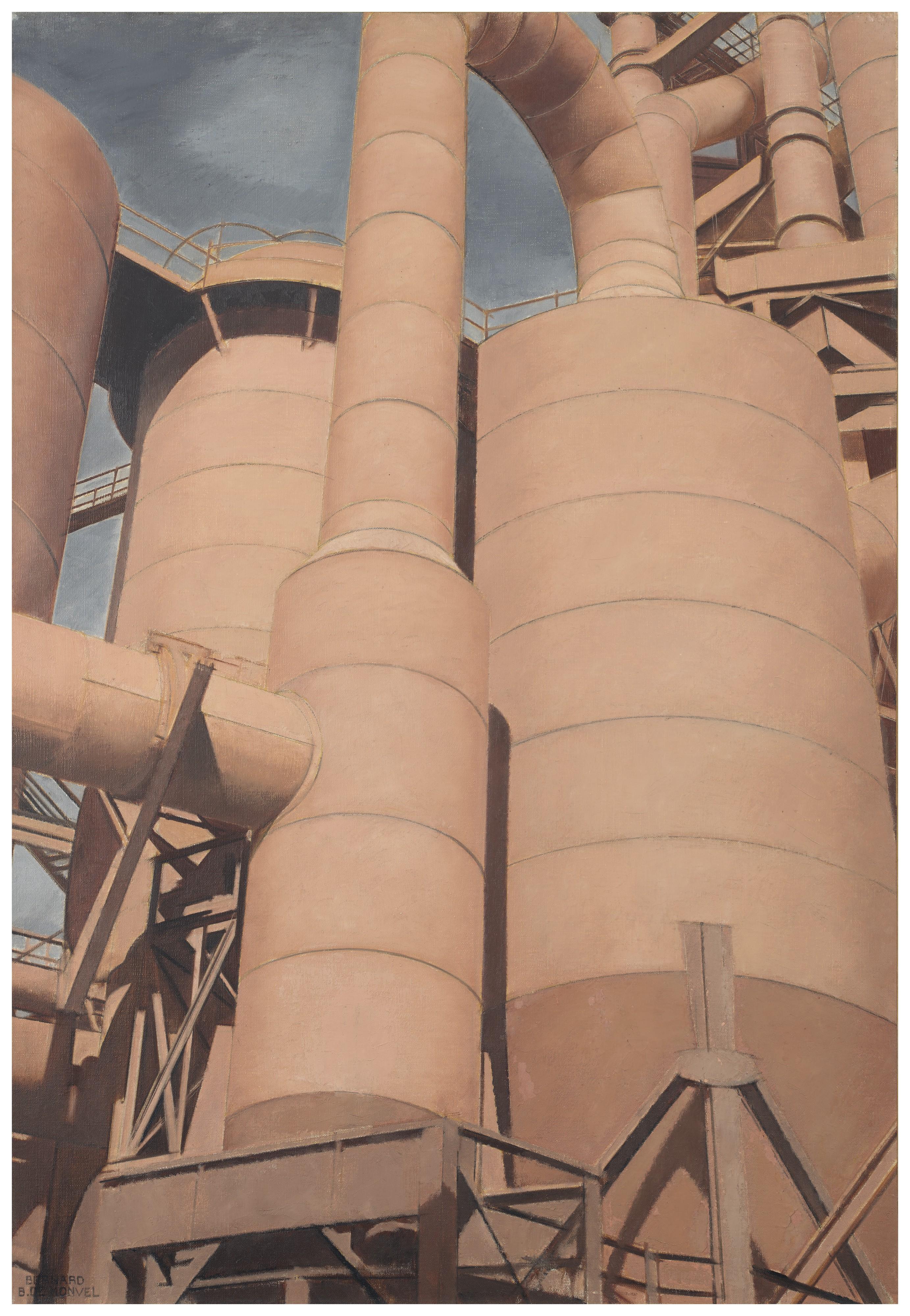 Bernard Boutet De Monvel - South Works Steel Mill in Chicago, Illinois