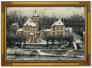 Bernard Buffet - Ancien Bords De Seine, Le Château De L\'Étape