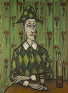 Bernard Buffet - Arlequin