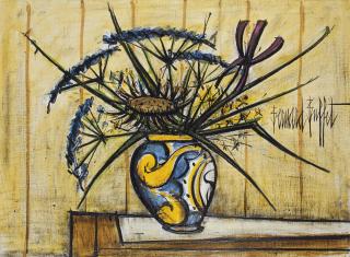 Bernard Buffet - Bouquet À La Majolique