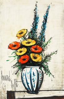 Bernard Buffet - Bouquet de fleurs