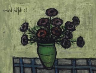 Bernard Buffet - Bouquet de fleurs