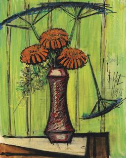 Bernard Buffet - Bouquet de fleurs