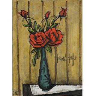 Bernard Buffet - Bouquet De Roses
