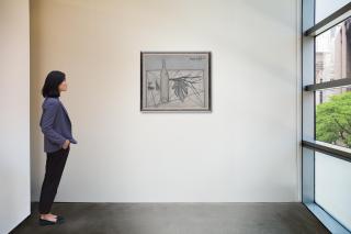 Bernard Buffet - Bouteille et feuille de figuier