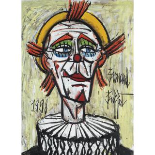Bernard Buffet - Clown À La Fraise