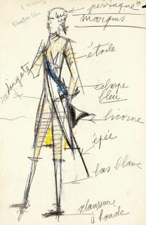 Bernard Buffet - Costume, Marquis